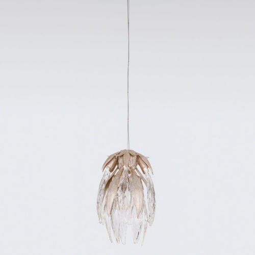 Hängelampe - CYNARA MEDIUM - Serip - Bronze / Glas / modern