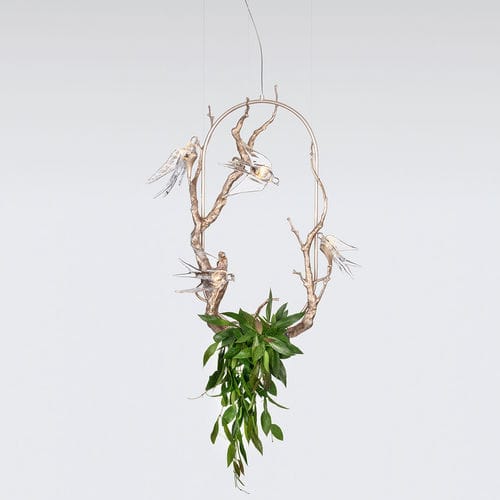 Hängelampe - UTOPIA LARGE & NEST - Serip - Bronze / Glas / modern