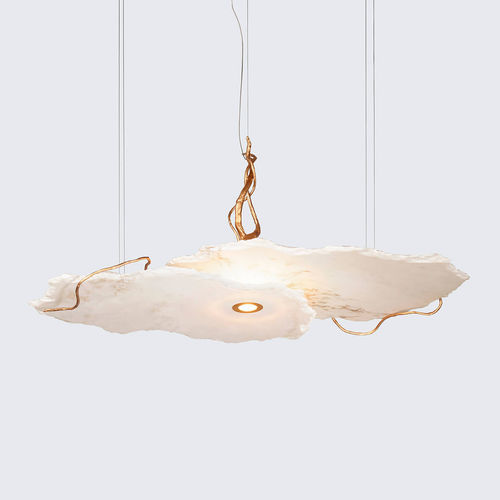 Hängelampe - ORIGEM QUASAR MEDIUM - Serip - Bronze / Stein / modern