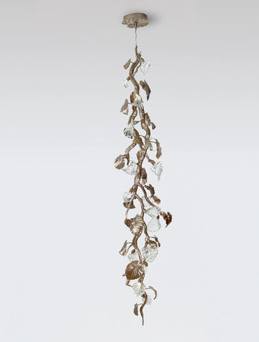 Hängelampe - Calathea Ornata Large - Serip - Bronze / Glas / modern