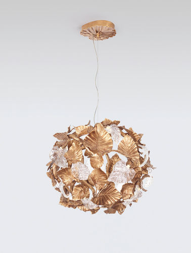 Hängelampe - Calathea Orbifolia Extra Large - Serip - Bronze / Glas / modern