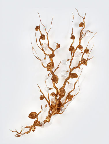 Moderne Wandleuchte - Calathea Majestica Large - Serip - für den Innenraum / Bronze / Glas