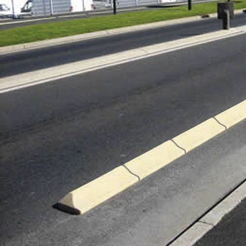Trenn-Randstein - CYCLOMOVE® - QUARTZO DESIGN - Kunststein / linear