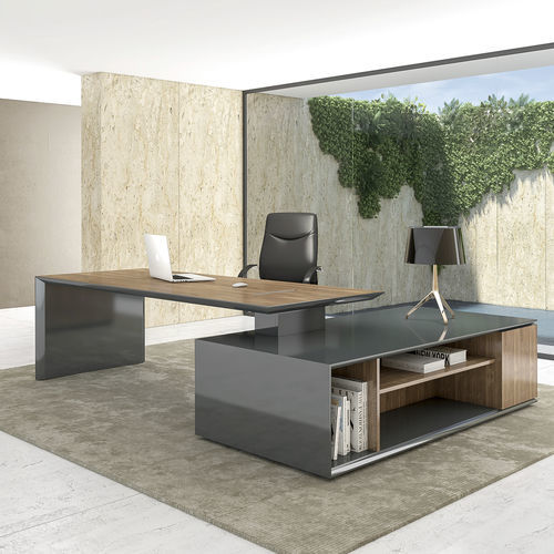 Chefschreibtisch - PRIME - SOTUBO - bodenstehend / modern / Holz