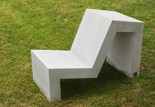 Moderner Kaminsessel - MOLD : 562 - SIT Urban Design - Beton / für Außenbereich / für öffentliche Bereiche