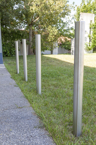 Sicherheits-Sperrpfosten - BASIC : 351.RDNX304 - SIT Urban Design - stationär / Edelstahl / hoch
