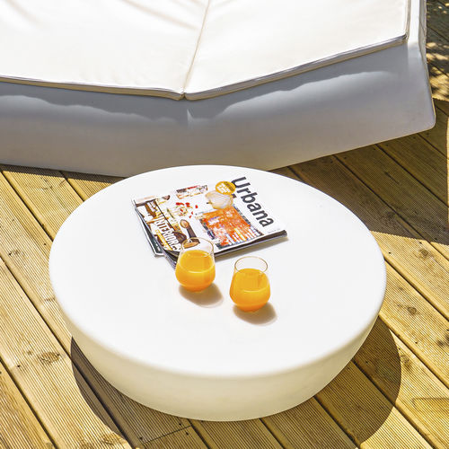 Moderner Beistelltisch - SUN : 801 - SIT Urban Design - HDPE / Gestell aus Polyethylen / rund