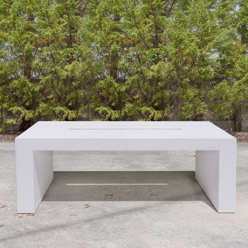 Moderner Tisch - LINE: 361 - SIT Urban Design - Beton / Gestell aus Beton / rechteckig