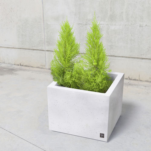 Beton-Pflanzkübel - CUBIC B : 212.B - SIT Urban Design - quadratisch / modulierbar / modern