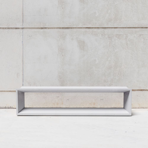 Moderne Bank für den öffentlichen Raum - FLAT : 420 - SIT Urban Design - Beton / wasserdicht / nachhaltig