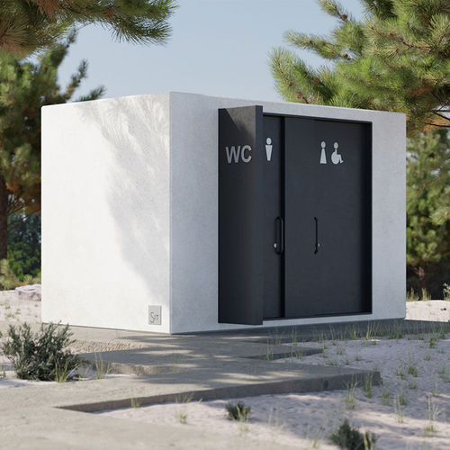Fertigmodul für Garderobenanwendung - PH 4.2 - SIT Urban Design - für Bad / für öffentliche Bereiche