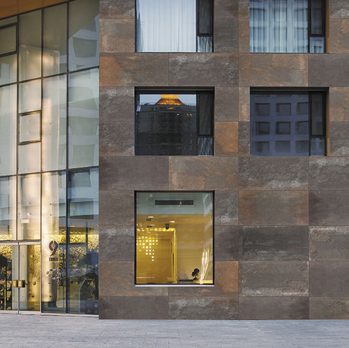 Feinsteinzeugfliesen - STEEL CORTEN  - RUBICER - matt / für den Innenraum / für Außenbereich