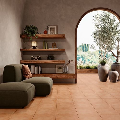Feinsteinzeugfliesen - RUSTICOS - GRESART CERAMIC TILES - matt / für den Innenraum / für Wohnzimmer