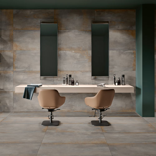 Feinsteinzeugfliesen - METALLIC - GRESART CERAMIC TILES - matt / für den Innenraum / für Wohnzimmer