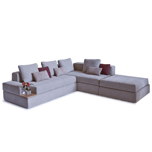 Modulsofa - PIERRE - D3CO - modern / Stoff / mit abnehmbarem Bezug