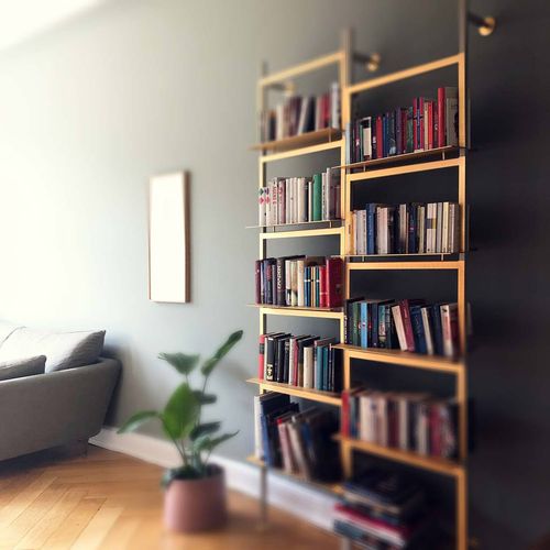 Wandmontiertes Regal - ENRICA 24 KARAT GOLD - D3CO - Modul / hoch / modern