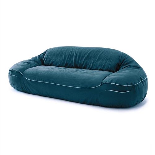 Modernes Sofa - BRUNO MEDIUM - D3CO - Stoff / Leder / weiß