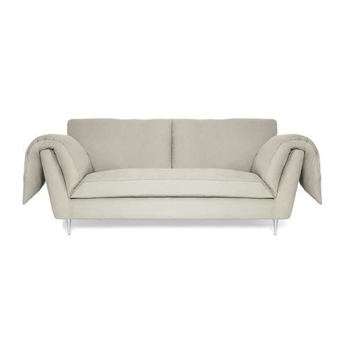 Modernes Sofa - CASQUET SMALL WITH WINGS - D3CO - Stoff / Leder / mit abnehmbarem Bezug