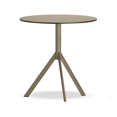 Moderner Bistrotisch - FELUCA - Infiniti - aus lackiertem Stahl / Gestell aus bemaltem Stahl / rund
