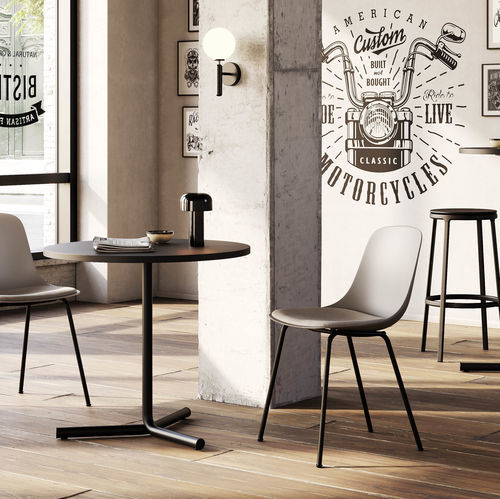 Moderner Bistrotisch - JIT - Infiniti - NTM Fenix® / Stahl / Laminat