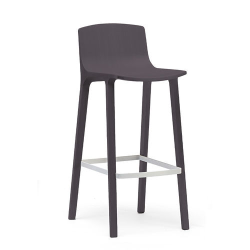 Barhocker / skandinavisches Design - SEAME - Infiniti - Eiche / Gestell aus Metall / Gestell aus Eiche