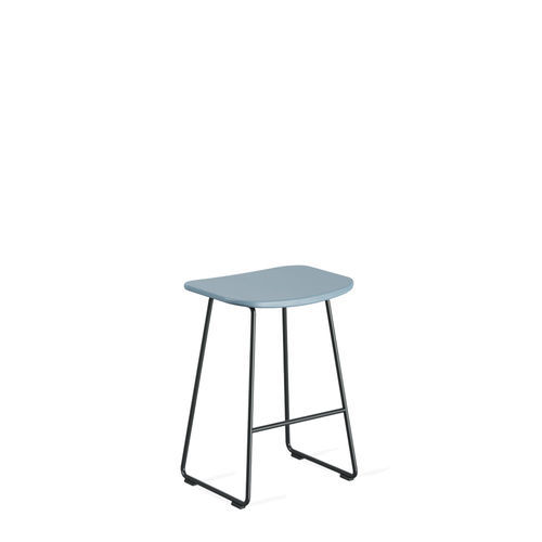 Hocker / minimalistisches Design - KLEJN LOW - Infiniti - Holz / Polypropylen / Gestell aus Stahl