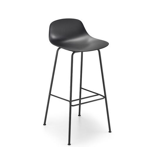 Moderner Barhocker - PURE LOOP MINI - Infiniti - Holz / Stahl / Polypropylen