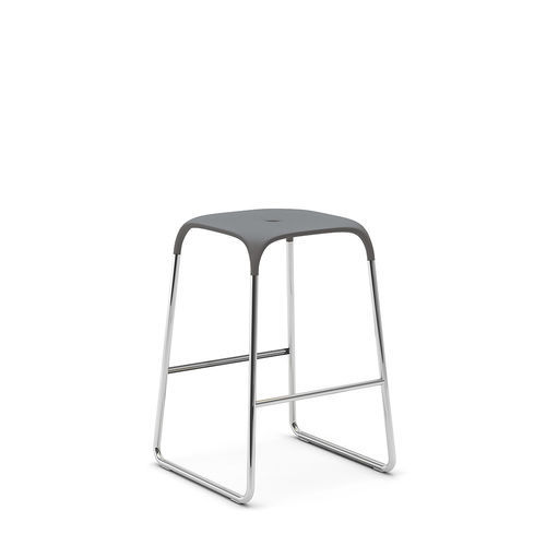 Moderner Hocker - BOBO - Infiniti - Polypropylen / Gestell aus Stahl / mit Kufengestell