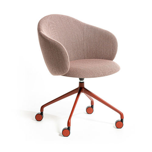 Moderner Bürosessel - VOLTA - Infiniti - genarbtes Rindleder / Kunstleder / Stoff