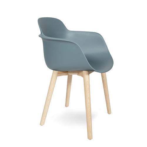 Moderner Stuhl - SICLA - Infiniti - für den Innenraum / Polypropylen / Gestell aus Holz