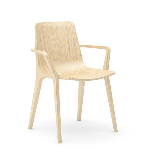 Moderner Stuhl - SEAME - Infiniti - für den Innenraum / für Außenbereich / Holz