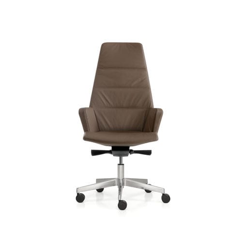 Moderner Chefsessel - HYWAY - Quinti. - Leder / Polyurethanschaum / Polyurethan