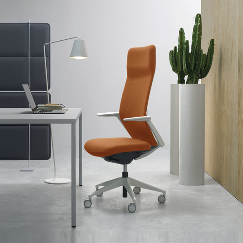 Bürostuhl mit hoher Rückenlehne - CHANCE soft - Quinti. - modern / Netz / Kunststoff