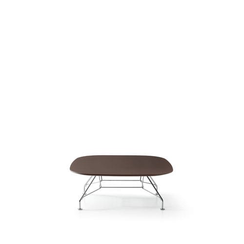 Moderner Couchtisch - MANTA - Quinti. - Holz / Gestell aus Metall / rechteckig