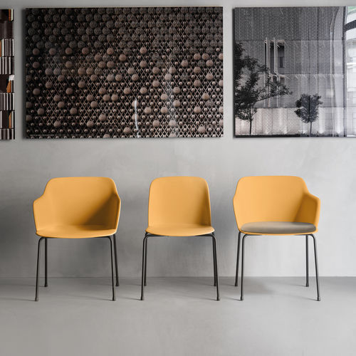 Moderner Sessel - DEEP BIO - Quinti. - Kunststoff / gelb / Farbe anpassbar