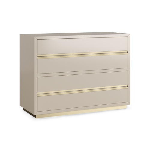 Moderne Kommode - AURIC - AM LIVING - lackiertes Holz / rechteckig / mit Schublade