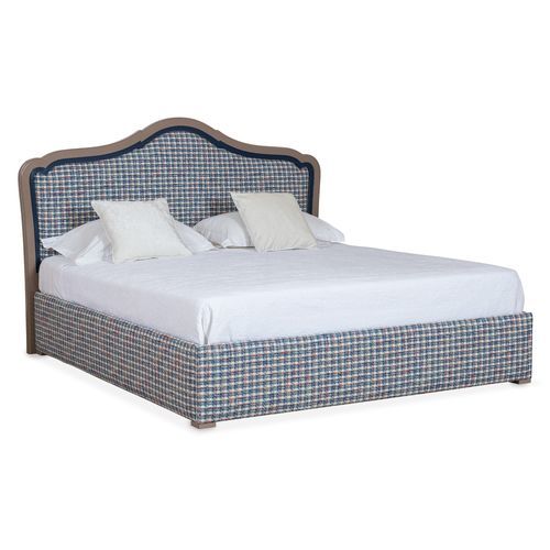 Bett / King Size - JULIETTE - AM LIVING - klassisch / Polster / Kopfteil
