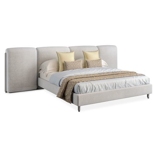 Bett / King Size - TWEE - AM LIVING - modern / Polster / Kopfteil