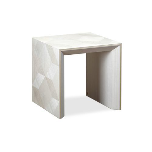 Moderner Beistelltisch - AVALON - AM LIVING - Holz / Gestell aus Holz / quadratisch