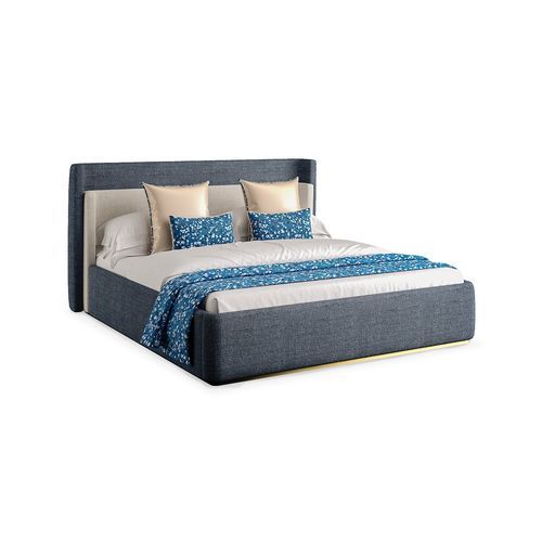 Bett / King Size - ALLURE - AM LIVING - modern / Polster / Kopfteil