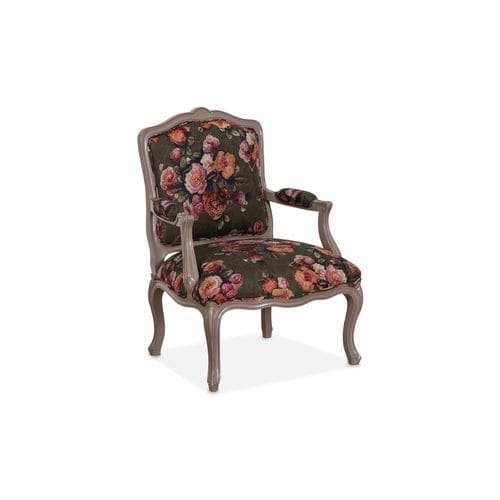 Sessel / Louis XV - AC3025.TC - AM LIVING - Stoff / lackiertes Holz / PEFC-zertifiziert