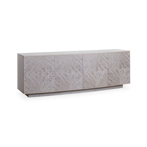 Modernes Sideboard - AVA - AM LIVING - Holz / mit Schwingtür / für Homeoffice