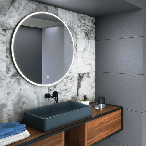 Wandmontierter Spiegel für Badezimmer - MOON - BISELARTE - für Hotels / für Hotelzimmer / modern