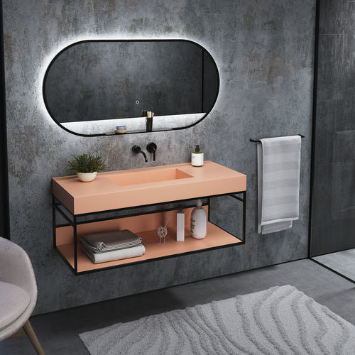 Wandmontierter Spiegel für Badezimmer - BISELARTE - für Hotels / für Hotelzimmer / modern