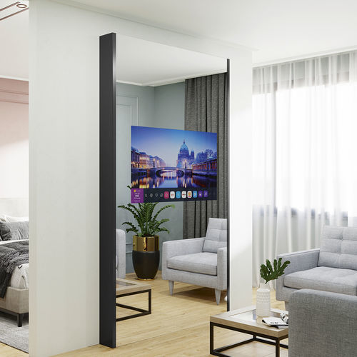 Wandmontierter TV-Spiegel - MAGNO - BISELARTE - für Hotels / für Hotelzimmer / für öffentliche Bereiche