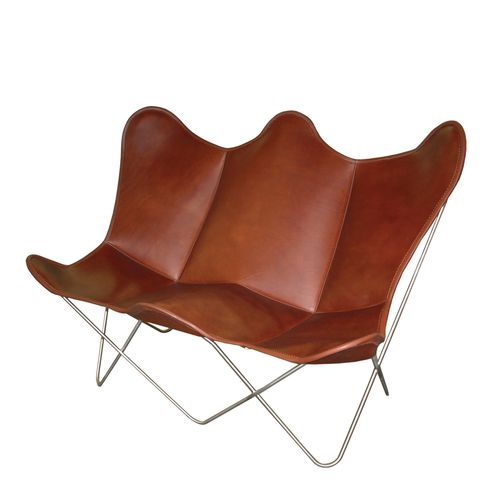 Kompaktes Sofa - HARDOY BUTTERFLY: TWIN  - WEINBAUMS - modern / Leder / mit abnehmbarem Bezug