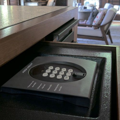 Elektronischer Schubladensafe - ZENITH DRAWER - Vingcard - einbaufähig / für Hotelzimmer