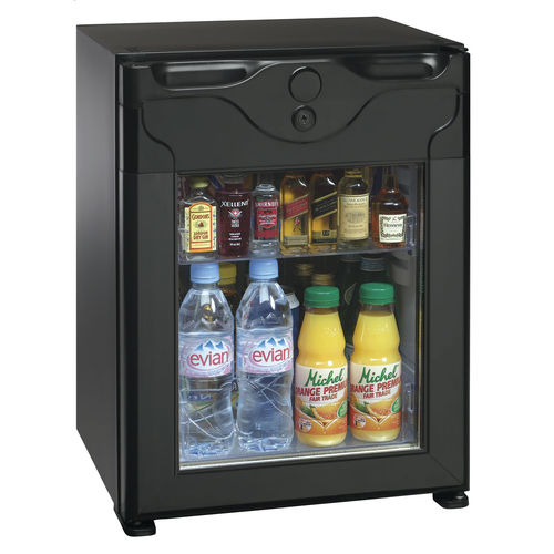 Minibar mit französischen Türen - PB A series - Vingcard - verglast / mit integrierter Beleuchtung / für Hotels