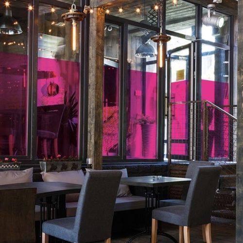 Dekorative Folie / für Dusche - Pink C - SolarScreen International - für Trennwand / zur Anwendung auf Glas / PET