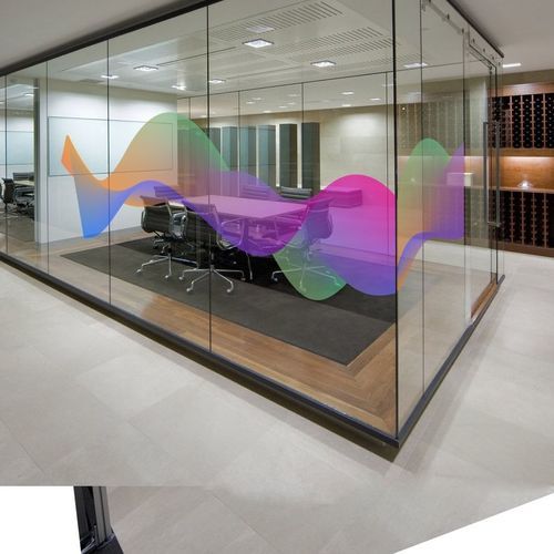 Dekorative Folie / zur Anwendung auf Glas - Clear Print - SolarScreen International - PET / bedruckbar / maßgefertigt